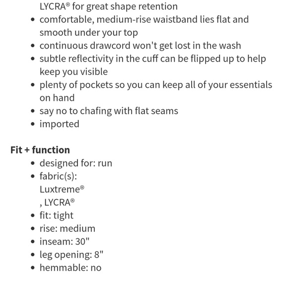 Lululemon Speed Tight II - Picture 3 of 7